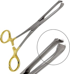 Pinzas de acero inoxidable para tejidos, pinzas quirúrgicas intestinales, instrumentos médicos quirúrgicos al por mayor - Product Image 2