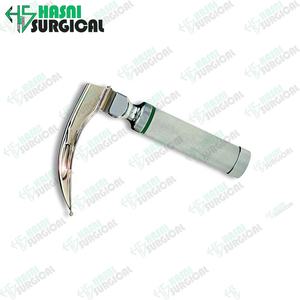 Emballage de logo personnalisé Laryngoscope Macintosh Fiber Optic1 Blade1Handle set BY Hasni Surgical CE ISO Approved - Product Image 3