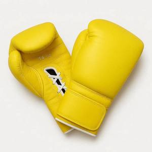Set de Boxeo Amarillo de la Mejor Venta 2025, Calidad Premium, Conjunto de Equipo de Cuero Personalizado para Boxeo Profesional - Product Image 4
