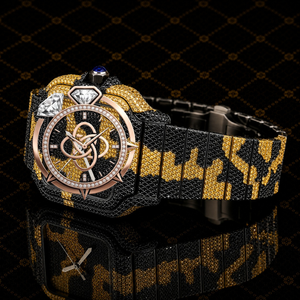Reloj de Pulsera de Lujo con Diamantes Moissanite para Hombre, con Incrustaciones Completas de Piedras - Product Image 1
