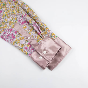 Chemises florales pour hommes OEM, petites tailles, en pur coton, douces pour la peau - Product Image 3