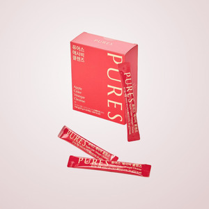 Exfoliante corporal coreano K-Beauty Pureseu con vinagre de sidra de manzana, tipo líquido limpiador, hecho en Corea. - Product Image 1