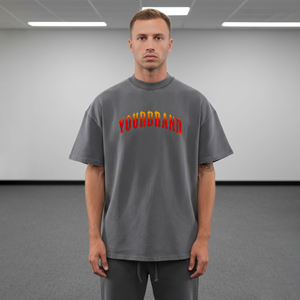 Fabrication de T-shirts pour hommes, streetwear de haute qualité, impression sérigraphique, logo personnalisé DTF, T-shirts lourds 240-300 GSM - Product Image 1