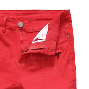 Shorts en jean sur mesure, nouveau style, couleur unie, fabriqués au Pakistan, avec fermeture éclair et boutons, pour hommes - Product Image 4