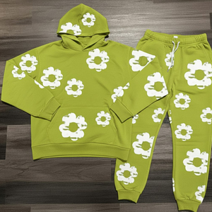 Sudadera con capucha extragrande de invierno para hombre, estilo denim rasgado, ecológica, de primera calidad, la más vendida, de alta calidad. - Product Image 1
