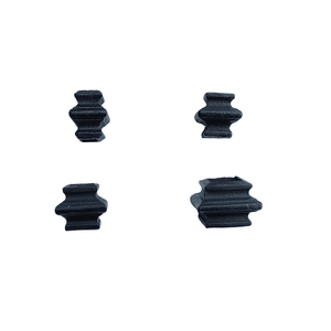 Cast Iron Anti Rust Wrought Iron Metal Collar For Ornamental Fence Gate Stair Traditional Design Component Accessories - Product Image 2