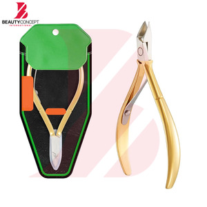 Coupe-ongles de qualité supérieure avec manche plaqué or, en acier inoxydable, coupe-ongles tendance et esthétique, outil de manucure - Product Image 5