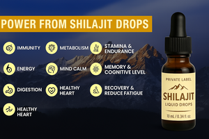 Himalayan สารสกัดจากเรซินธรรมชาติ shilajit ช่วยสร้างภูมิคุ้มกันพลังงาน85 + แร่ธาตุกรดฟูลวิคความแข็งแรงเกรดพรีเมี่ยม - Product Image 4