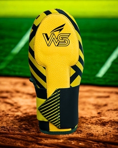 Guante de Béisbol Amarillo y Negro Ajustable para Mano Izquierda o Derecha, Protección de Palma para Entrenamiento Juvenil y Adulto - Product Image 3