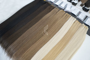 100% Extensiones de cabello natural virgen 70 cm Doble dibujado Recto 34 pulgadas 100% Cabello humano en color natural - Product Image 3