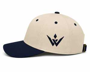 Gorra de Béisbol Premium con Corona y Alas Bordadas en 3D, Gorra de Béisbol de Algodón de Lujo con Bordado en Relieve 3D - Product Image 4