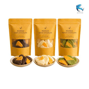 Low Price <b>Chocolate</b> Dipped Chewy Mango Slices Soft Dried Fruit Confectionery Bulk Exported Gourmet Snack Supply - Product Image 2