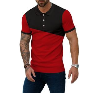 Camiseta Polo de Algodón 100% para Hombre, con Logotipo Bordado Personalizado, Ropa de Golf Lisa con Estampado Personalizado, Camisa para Hombre, Venta al Por Mayor - Product Image 1