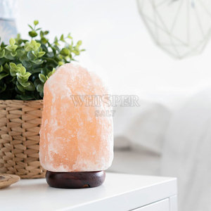 Lámpara de Sal del Himalaya Premium para Decoración de Mesa, con Diseño Tallado, Estilo Moderno, Tamaño y Logotipo Personalizables, para Decoración del Hogar - Product Image 3