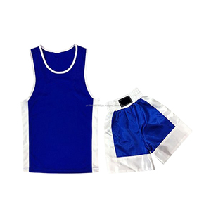 OEM Diseño Personalizado Profesional Unisex Kick Boxing Uniforme Mejor Calidad Chaleco de Boxeo y Pantalón Corto para Boxeo Niños y Adultos - Product Image 1