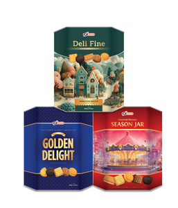 Authentic Malaysia Manufacturer Kicco Season Semi-Hard Gold Tin <b>Biscuits</b> Cookies Wholesale Order Bulk Low Moq Vanilla Chocolate - Product Image 5