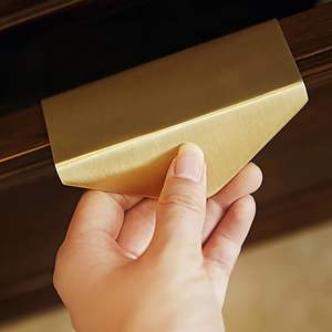 Tiradores Redondos de Latón Dorado Duradero para Muebles de Cocina, Baño, Armarios, Cómodas y Cajones - Venta al por Mayor - Product Image 6