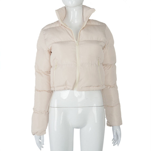Trending Women Breathable Stand Collar Coat Puffer <b>Jackets</b> Winter Thick Short Padded Coat Winter Ladies Crop <b>Jacket</b> - Product Image 2