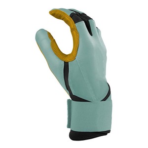 Gants de frappe en cuir vert menthe, durables, fermeture à enfiler, unisexe, pour entraînement adulte - Product Image 2