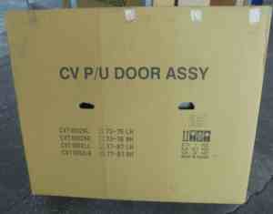 CV P/U F/DOOR SHELL 77-87 RH (PTD-BLACK)(คุณภาพดีขึ้น)(ใช้ได้กับ BLAZR/JIMY/SUBURBN)(เหล็ก) - Product Image 1