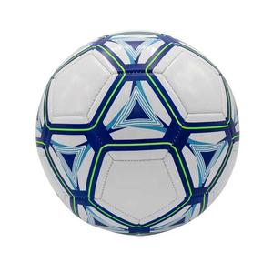 Balón de Fútbol SHARISSA INTERNATIONAL WA-FB-025 Blanco y Azul de PU con Impresión por Sublimación para Todas las Temporadas, Uso en Exteriores, Entrenamiento, Adulto XL - Product Image 4