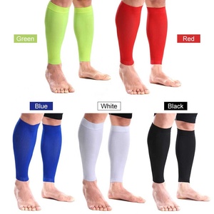 Comfortable Stretch Running Basketball Cycling Long Riding Fitness Exercise Sports <b>Compression</b> Calf Leg Supports Cover Sleeve - Product Image 1