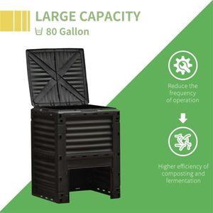Contenitore per Compostaggio Moderno ed Ecologico, Lussuoso Design a Forma di Foglia in Plastica PP, Dimensioni Personalizzabili per Uso Esterno, Confezionato in Scatola - Product Image 5