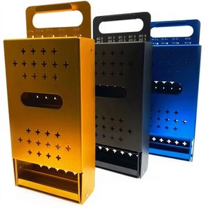 Juego de Casetes de Esterilización para Instrumentos Dentales de Acero Inoxidable con Código de Color y Rieles de Retención de Silicona - Product Image 5