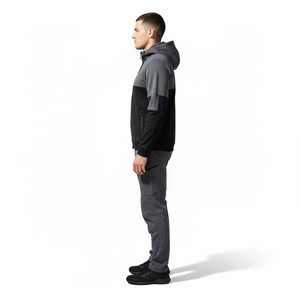 Men Track Suit Heavyweight Polyester Nylon Gym <b>Sweat</b> <b>Set</b> Latest Design 2 Piece Windbreaker Tracksuit Custom Logo And Design - Product Image 3
