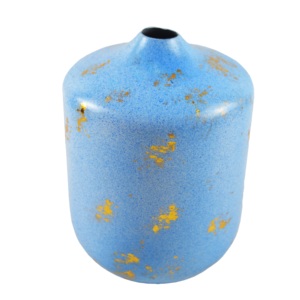 Vase à fleurs en métal de haute qualité avec logo personnalisé, design luxueux martelé or, pour table, mur et décoration de salon - Product Image 3