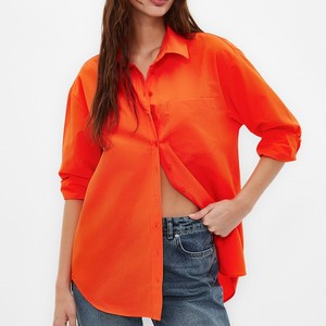 Blusas Casuales para Mujer, Modernas y Transpirables, Ecológicas, Antiarrugas, Antipilling, de Alta Calidad, con Estampado Frontal - Product Image 3