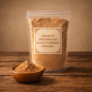 Poudre de curcuma noir déshydratée de qualité supérieure, pure et naturelle, riche en antioxydants et favorisant la santé des articulations, en vrac - Product Image 4