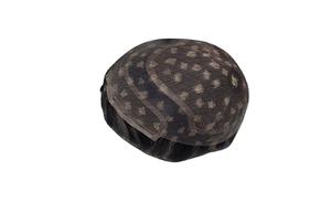 Perruque et toupet 100% cheveux humains, cheveux vierges chinois Remy, prothèse Taz Hair BD Lace Front Water Wave - Product Image 6