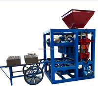 Ligne de production de briques en béton emboîtables avec moteur, machine à fabriquer des blocs creux et pleins