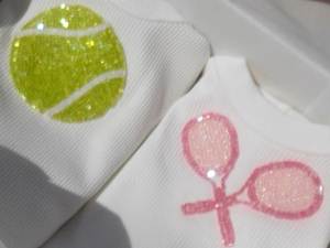 Customized Hand Beaded Baby Tees Embroidery Y2K Baby Tee Beaded T-shirt Bead Embroidered T-Shirts - Product Image 3