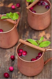 Copper beverage mug set orchid pavilion <b>cups</b> <b>reusable</b> premium cocktail serving durable collection mugs - Product Image 5