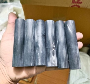 Rouleaux de corne de buffle noire véritable faits à la main de 90 mm, matériau artisanal naturel à prix avantageux - Product Image 1