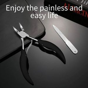 Cortauñas para Uñas Gruesas con Cuchilla Afilada y Lima de Uñas, Juego de Herramientas de Podología de Acero Inoxidable de Mango Largo para Uñas Encarnadas de Dedos de Manos y Pies - Product Image 5