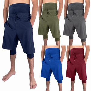 2026 New Customized Logo Awrah Covering Activewear Sunnah Men Casual Elastic Waist Sporty Waterproof Swimming Shorts Islamic - Product Image 1