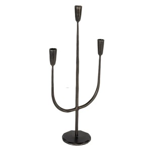 <b>Hammered</b> Metal Candle <b>Holder</b> Set – Decorative Iron candle Stand for Home Decor <b>Hammered</b> Taper <b>holder</b> Candle Pillar Brass Candle - Product Image 3