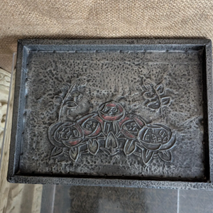 Bandeja Rectangular Decorativa de Aluminio, Bellamente Hecha a Mano con Acero Inoxidable de Alta Calidad para Servir y Decorar - Product Image 4
