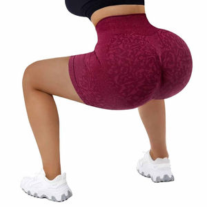 Shorts de Cintura Baja para Mujer, Tejido Transpirable, Moldeadores, para Yoga y Ejercicio, con Logotipo, Estilo Urbano - Product Image 2