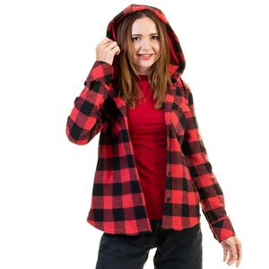 เสื้อโค้ทผ้าวูลลายสก็อตพิมพ์ลายแฟชั่นใหม่สำหรับฤดูใบไม้ร่วง ขายส่ง เสื้อผ้าสตรีสั่งทำได้ - Product Image 1