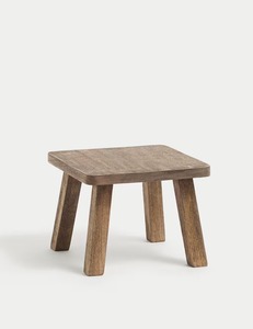 Support de plante en bois massif fait main de qualité supérieure pour décoration intérieure et extérieure - Product Image 1