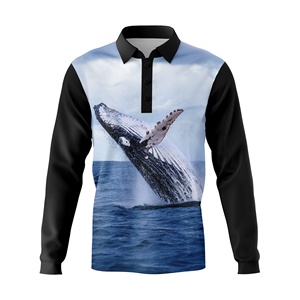 T-shirt de pêche à manches longues, tenue unisexe, rembourré, de haute qualité, vente en gros, à la mode, - Product Image 5