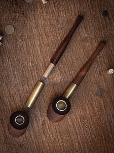 Pipa de Fumar de Madera de Lujo, Pipa de Tabaco Artesanal Hecha a Mano, Artículo Decorativo Rústico Vintage de AALIYAN IMPEX - Product Image 6