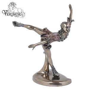 VERONESE DESIGN-POMMEL HORSE MOUNTING-HOME DECORATION RESIN CRAFTS Cold <b>Cast</b> Bronze <b>Hand</b>-painted Artistic Figurine - Product Image 6