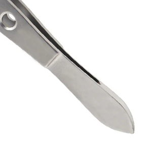 Pince ophtalmique McPherson pour lentilles, à mâchoires angulées de 7,5 mm, très délicate, 10,5 cm, en acier inoxydable, manuelle, réutilisable, pour microchirurgie - Product Image 5