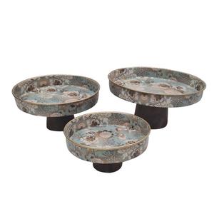 Soporte de madera de 2 niveles para pasteles, con marco de metal, para exhibir frutas, ideal para decoración de bodas, cumpleaños y fiestas. - Product Image 4