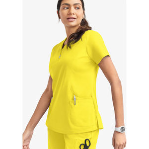 Blusa Médica Ajustada para Mujer, Cuello en V, Nueva, Uniforme de Enfermera, Farmacia, Hospital, Colores Personalizados, 3XL, Uniforme Médico Unisex para Doctor - Product Image 5